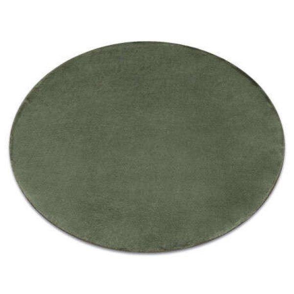 Modern, mosható szőnyeg POSH kör shaggy, plüss, vastag, csúszásgátló,
zöld kör 80 cm