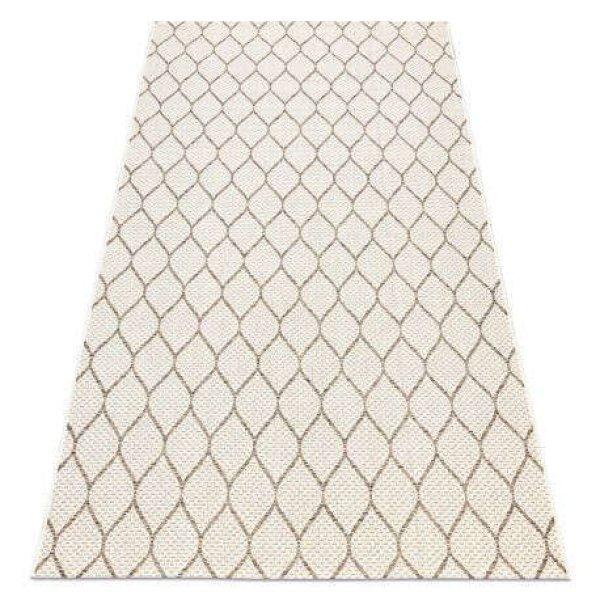 Fonott sizal szőnyeg boho 46211061 Lóhere Marokkói Trellis bézs 80x150 cm