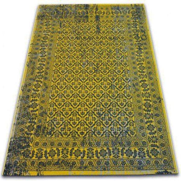 Vintage szőnyeg Virágok 22209/025 sárga 200x290 cm