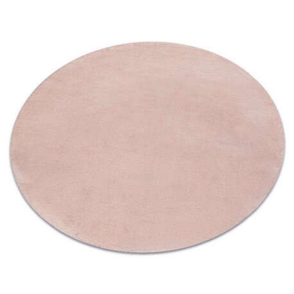 Modern, mosható szőnyeg POSH kör shaggy, plüss, vastag, csúszásgátló,
pirosító rózsaszín kör 80 cm