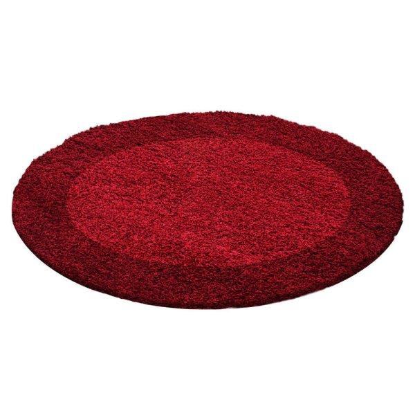 LIFE szőnyeg 120x120-kör, piros színben