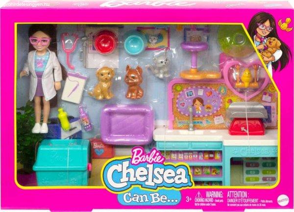 Barbie - Chelsea állatorvos játékszett