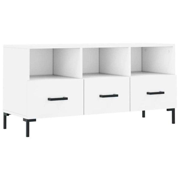 Fehér műfa tv-szekrény 102 x 36 x 50 cm