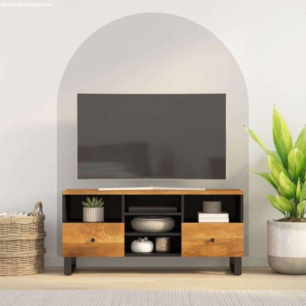 Tömör mangó- és műfa tv-szekrény 100 x 33 x 46 cm