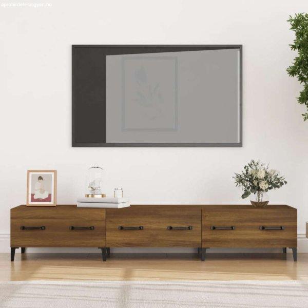 vidaXL barna tölgyszínű szerelt fa TV-szekrény 150 x 34,5 x 30 cm