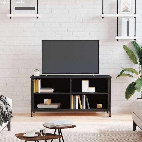 vidaXL fekete szerelt fa TV-szekrény 100x40x50 cm