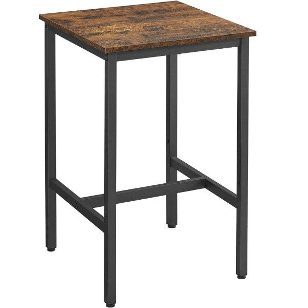 Bar Vasagle asztal, 60x60x90cm, barna