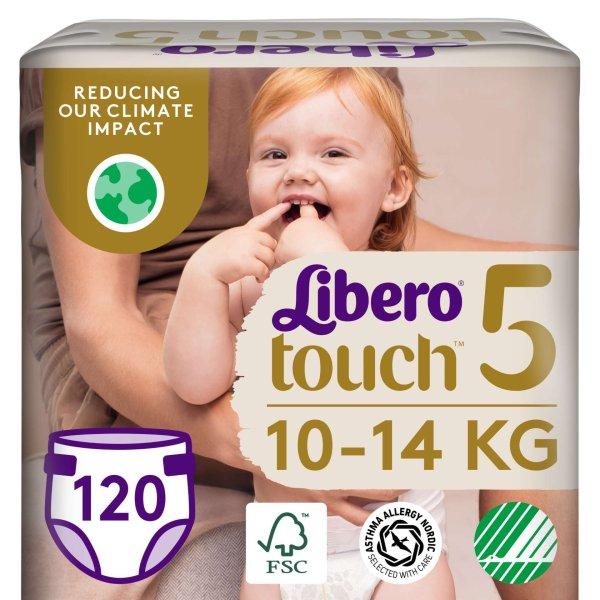 Libero Touch Jumbo havi Pelenkacsomag 10-14kg Junior 5 (120db)