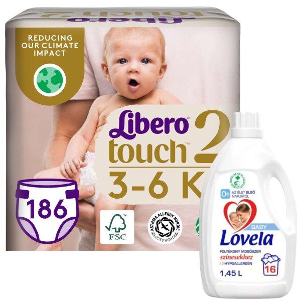 Libero Touch Jumbo havi Pelenkacsomag 3-6kg Newborn 2 (186db) + Ajándék 1,45l
Lovela Baby Color mosószer