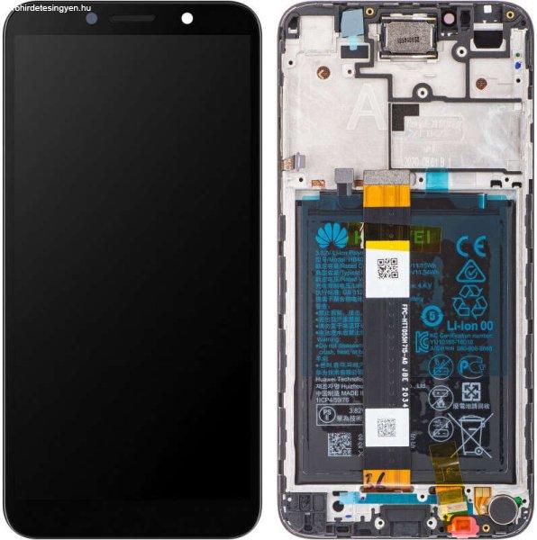 Huawei Y5P (2020) fekete gyári LCD kijelző érintővel HB405979ECW gyáir
akkumulátorral