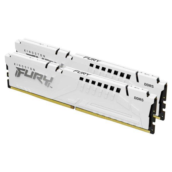 Kingston 32GB / 5200 Fury Beast White (AMD EXPO) DDR5 RAM KIT (2x16GB)