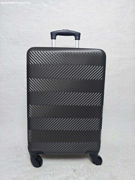 Power Közepes méretű grafit bőrönd, 67cmx43cmx25cm keményfalú