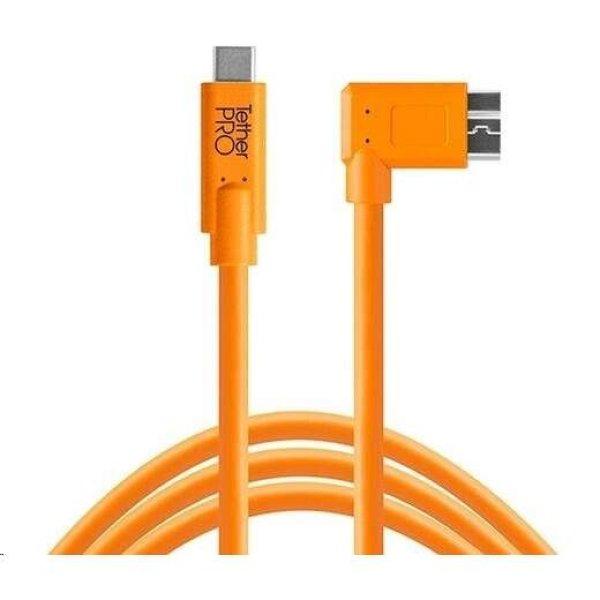Tether Tools TetherPro USB-C -> 3.0 Micro-B 90fok 4.6m kábel narancssárga
(CUC33R15-ORG) (CUC33R15-ORG)