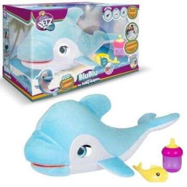 IMC Toys Club Petz: BluBlu interaktív bébi delfin (92068) (92068)