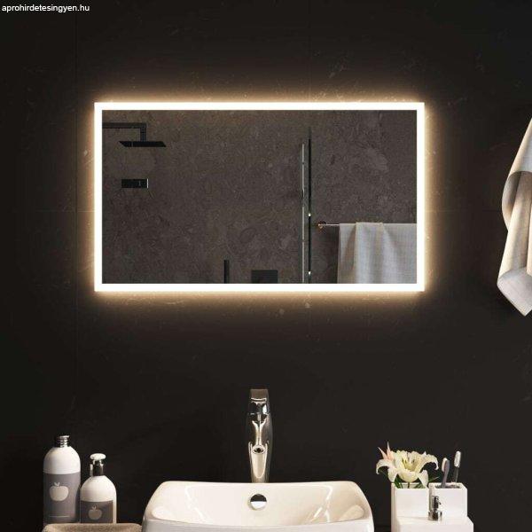 vidaXL LED-es fürdőszobatükör 40x70 cm