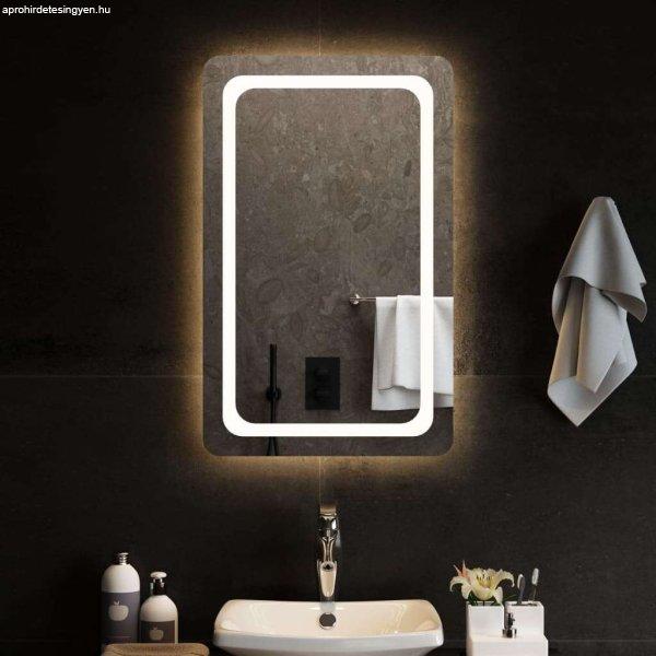 vidaXL LED-es fürdőszobatükör 50x80 cm