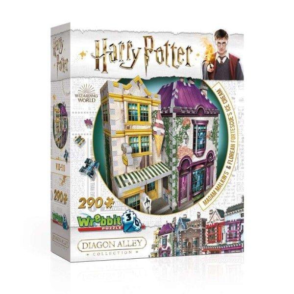 Puzzle 3D Harry Potter Madam Malkin & Florean Fortescue fagylaltja 290 Piese