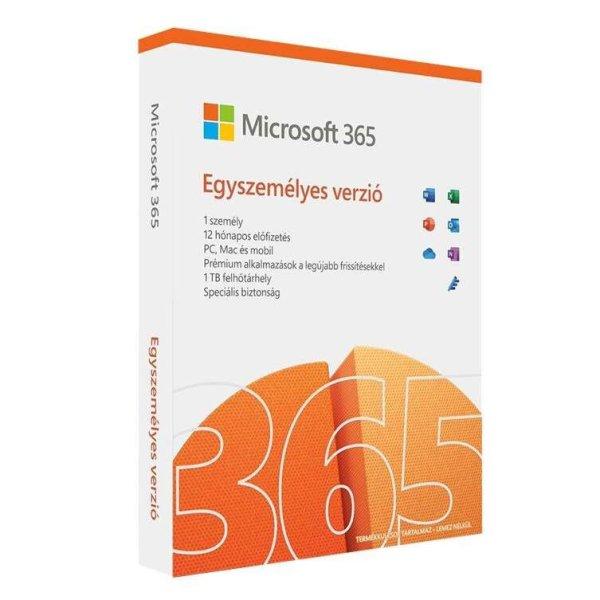 Microsoft 365 Egyszemélyes verzió HUN EuroZone Subscr 1YR Medialess
(QQ2-01426) (QQ2-01426)