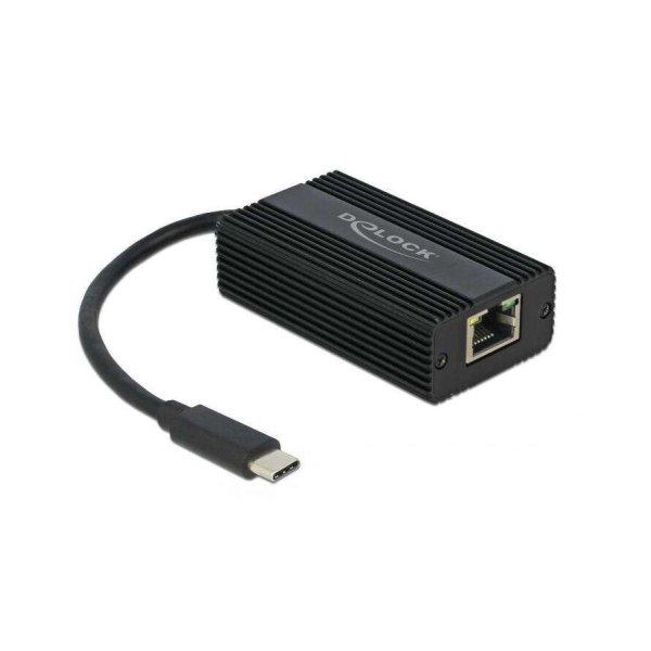 DELOCK Adapter USB 3.1 Typ-C Stecker zu 2,5 Gbit LAN (65990)