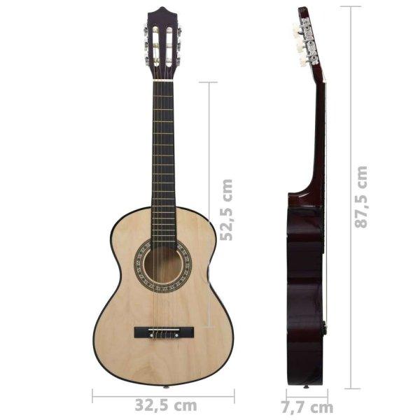 vidaXL 8 darabos klasszikus gitár gyerek kezdőkészlet 1/2 34