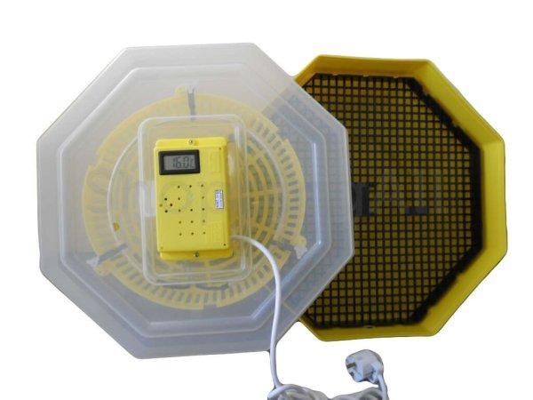 Keltetőgép C5H - hatszögletű, műanyag, hőmérséklet kijelzővel