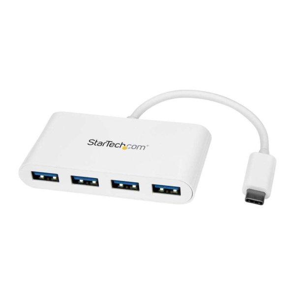 StarTech-com 4 portos USB-C HUB fehér (HB30C4ABW) (HB30C4ABW)