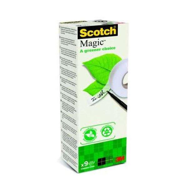 3M Scotch 19mm x 33m környezetbarát ragasztószalag (9db) (70005258697)