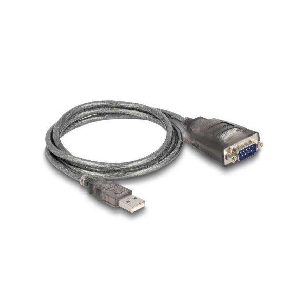 DELOCK Adapter USB 2.0 Typ-A > Seriell RS-232 D-Sub 9 Pin St (61400)