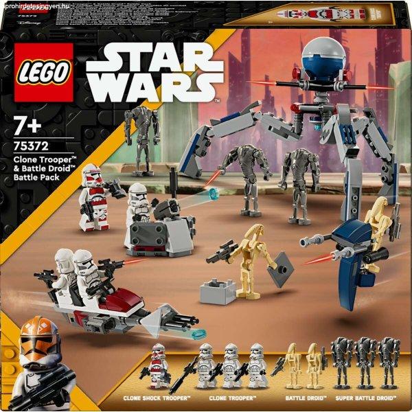 LEGO® (75372) Star Wars - Klónkatona és harci droid csomag