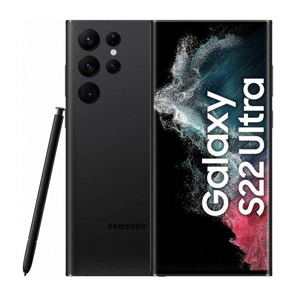 Samsung S908B Galaxy S22 Ultra 5G DS 128GB (8GB RAM) - Fekete + Hydrogél fólia