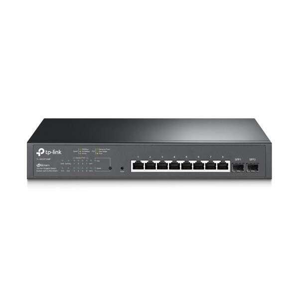 TP-Link Switch  PoE, TL-SG2210MP (8 port 1Gbps; 8x at/af PoE+ port; 150W; 2x
SFP)