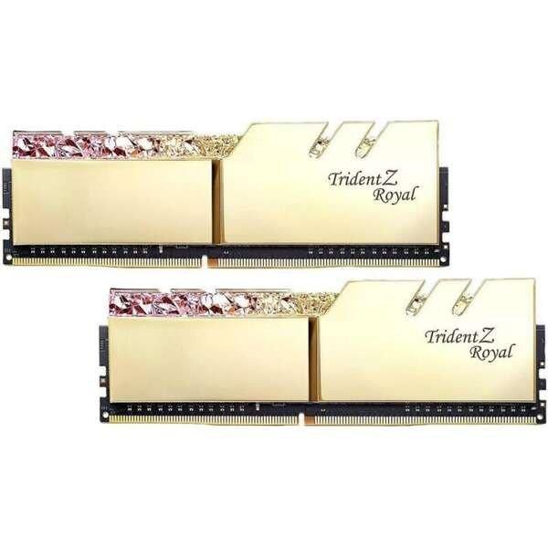 G.SKILL DDR4 16GB 4266Mhz CL19 DIMM 1.40V, Trident Z Royal RGB (Kit of 2)
Memória