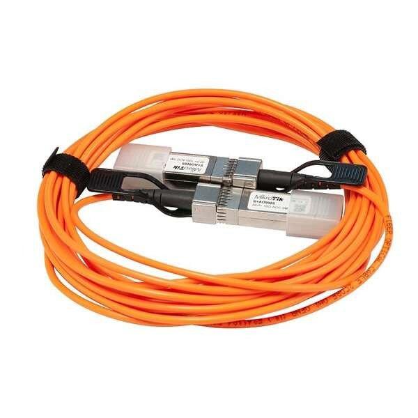 Mikrotik S+AO0005 száloptikás kábel 5 M SFP+ Narancssárga