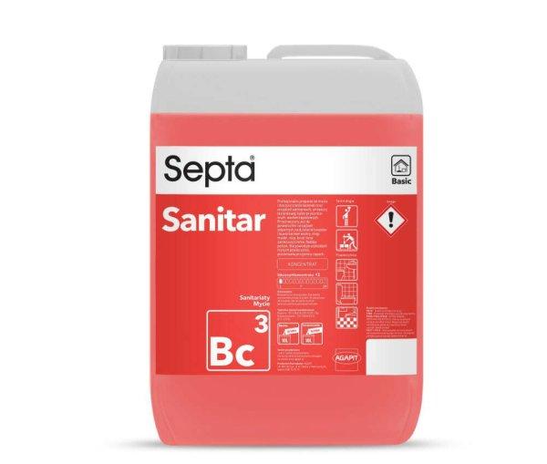Szaniter tisztítószer sűrítmény SEPTA SANITAR BC3 10L