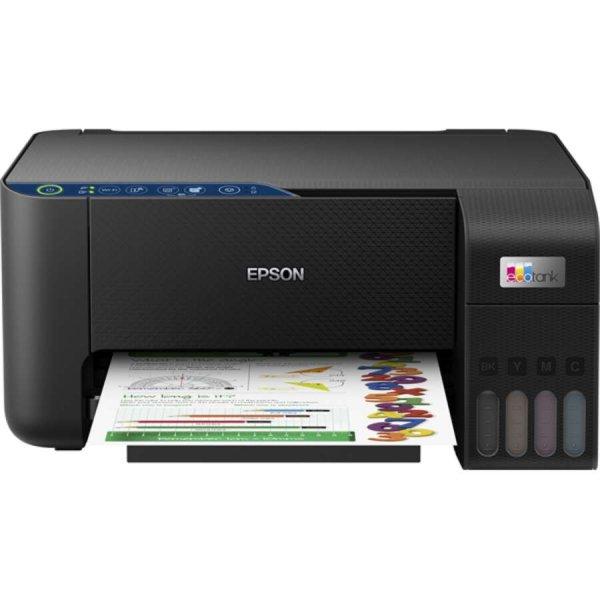 EPSON Tintasugaras nyomtató - EcoTank L3271 (A4, MFP, színes, 5760x1440 DPI,
33 lap/perc, USB/Wifi)