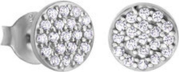 Lotus Silver Ezüst fülbevaló csillogó cirkónium
kövekkel LP1258-4/1