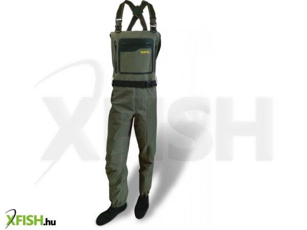 Black Cat Waders L Green Pvc Kantáros Gázlónadrág L-es