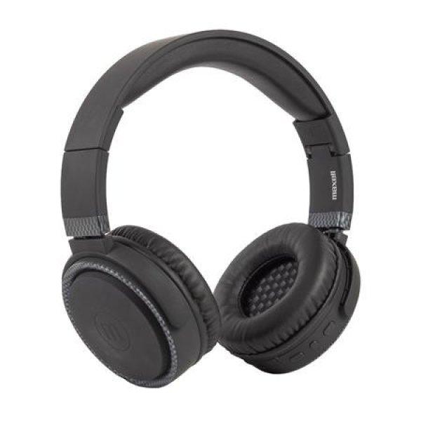 Fejhallgató, vezeték nélküli, Bluetooth, mikrofon, MAXELL "B-52",
fekete