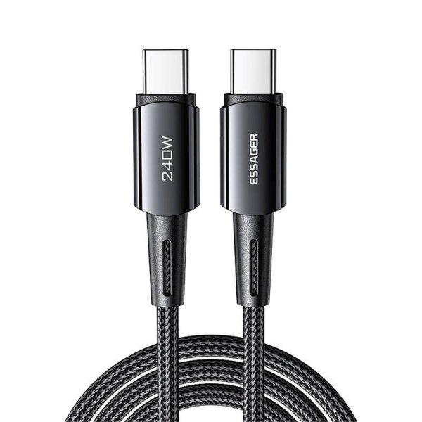 USB-C-USB-C kábel 240 W Essager 1 m (szürke)