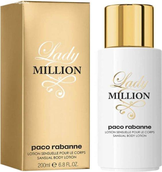Paco Rabanne Lady Million - testápoló 200 ml