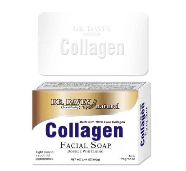 Dr. Davey natural kollagénes hidratáló hatású arctisztító szappan 100%
tiszta kollagénből 100 g