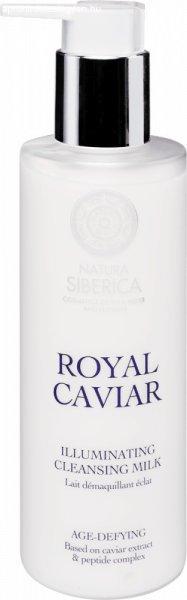 Natura Siberica Royal Caviar Ragyogást adó arctisztító tej