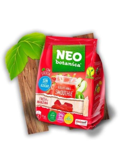 Neo Botanica stevia zselécukorka cukormentes, gluténmentes eper-alma ízű 72
g