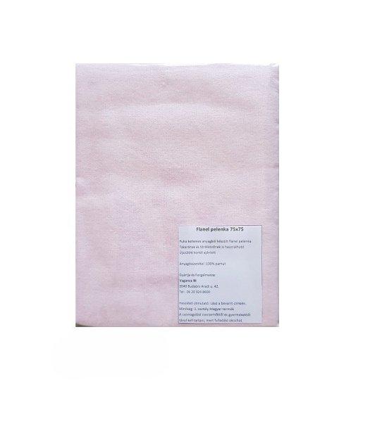 Flanel pelenka 75x75cm - Rózsaszín