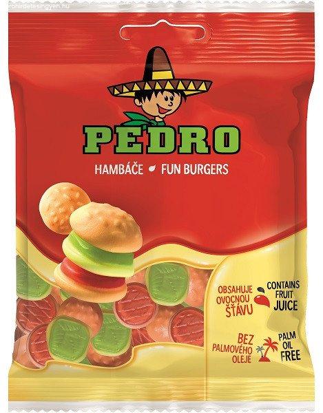 Pedro 80G Fun Burgers Gumicukor PEDR1003