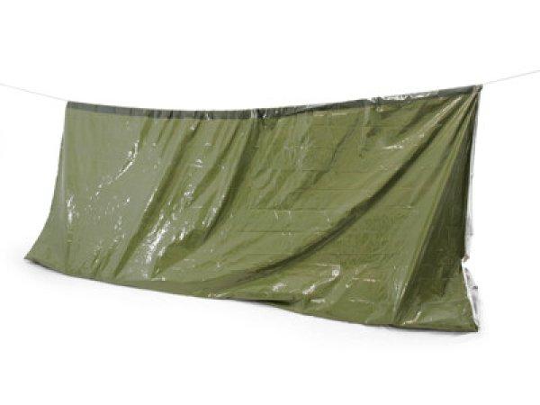 Origin Outdoors túlélő sátor 3az1-ben, 240x107x92 cm, zöld