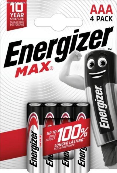 Energizer MAX AAA/E92 alkáli elemek 4 db