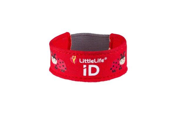 LittleLife iD Strap ID biztonsági gyermek karperec Katicabogár 8 x 2,2 cm