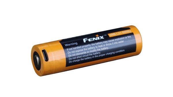 Újratölthető Fenix elem 21700 5000 mAh Li-ion USB-C