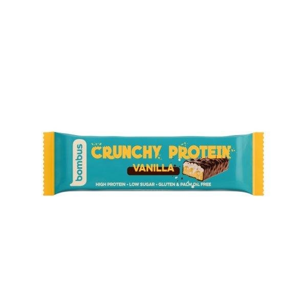 Bombus crunchy proteinszelet tejcsokoládéval vanília ízzel és
édesítőszerrel 50 g